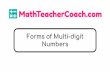 Forms of Multi-digit Numbers