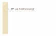 IP v4 Addressing - Dronacharya