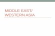 Middle East/Western Asia