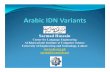 Arabic IDN Variants - gnso.icann.org