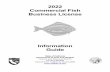 2021 Commercial Fish Business License - California