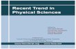 Recent Trend in Physical Sciences
