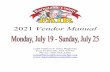 2021 Vendor Manual - Cape Cod Fairgrounds