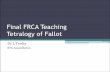 Final FRCA Teaching Tetralogy of Fallot