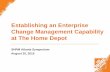 Establishing an Enterprise Change Management Capability at ...