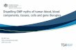 Dispelling GMP myths of human blood, blood components ...