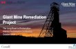 Giant Mine Remediation Project - Atlantic CLRA