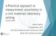 Practical Approach to Measurement Uncertainty in a Civil ...