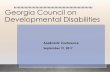Georgia Council on Developmental Disabilities