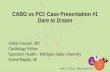 CABG vs PCI: Case Presentation