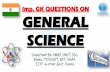 Imp. GK QUESTIONS ON GENERAL SCIENCE - KNOWVATION