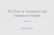 The Flow of Association and Causation in Graphs
