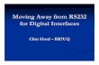 Moving Away from RS232 for Digital Interfaces