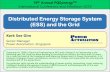 Distributed Energy Storage System (ESS) and the Grid