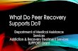 What Do Peer Recovery Supports Do? - Virginia