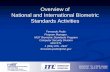 Overview of National and International Biometric Standards ...