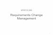 MTAT.03.306 Requirements Change Management