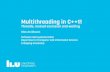 Multithreading in C++11 - Threads, mutual exclusion and ...