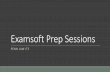 ExamSoft Prep Sessions/PDF | Law