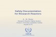 Safety Documentation for Research Reactors