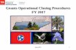 Year End Operational Closing Procedures