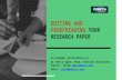 Editing And Proofreading Your Research Paper – Pubrica