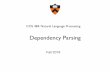 Dependency Parsing - cs.princeton.edu