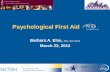 Psychological First Aid - WRAMTA