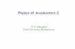 Physics of Accelerators-I - NISER
