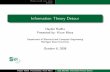 Information Theory Detour