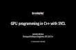 GPU programming in C++ with SYCL