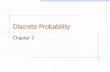 Discrete Probability - University of Richmond