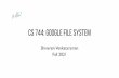 CS 744: GOOGLE FILE SYSTEM
