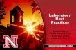 Laboratory Best Practices - mecconference.com