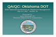 QA/QC: Oklahoma DOT