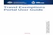 OFFICIAL Travel Exemptions Portal User Guide