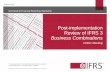 Post-implementation Review of IFRS 3 Business Combinations