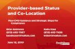 Provider-based Status and Co-Location