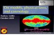 On models, physical laws, and cosmology