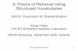 A Theory of Retrieval Using Structured Vocabularies