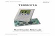 TRM/816 – Hardware Documentation TRM/816
