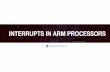 INTERRUPTS IN ARM PROCESSORS - embeddedexpert.io