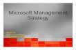 Microsoft Management Strategy - Fujitsu
