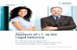 Analysis of I.T. in the Legal Industry