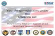 Your Responsibilities under the USERRA Act