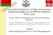 Land Administration Quality Assessment: LGAF ...