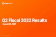 Q2 FISCAL 2022 RESULTS