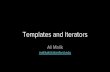 Templates and Iterators - Stanford University