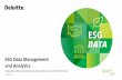 ESG Data Management and Analytics - Deloitte
