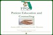 Patient Education and Counseling - USF Health